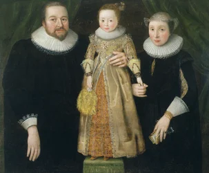 Portret van een familie, 1627